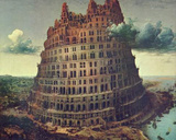 Pieter Brueghel (Tower of Babel) Art Poster Print Masterprint