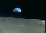 Earth and Moon (From Apollo) Art Poster Print Masterprint
