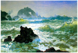 Albert Bierstadt Seal Rock 2 Art Print Poster Posters