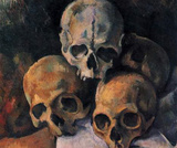 Paul Cezanne (Still lifes, skull pyramid) Art Poster Print Masterprint