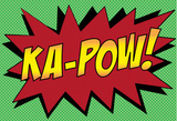 Ka-Pow! Comic Pop-Art Art Print Poster Masterprint