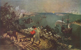 Pieter Brueghel (Landscape with the Fall of Icarus) Art Poster Print Masterprint