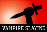Vampire Slaying Red Poster Print Masterprint