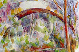 Paul Cezanne River at the Bridge of Three Sources Art Print Poster Masterprint