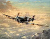 RAF Spitfire WW II Art Print POSTER Battle Britain UK Prints