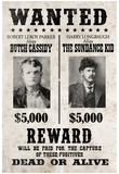 Butch Cassidy and The Sundance Kid Wanted Advertisement Print Poster Posters