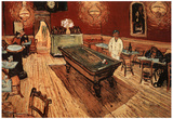 Vincent Van Gogh Night Cafe with Pool Table Art Print Poster Fotografia Vincent Van Gogh Night Cafe with Pool Table Art Print Poster Fotografia