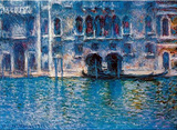 Venice Palazza Da Mula 1908 Claude Monet print POSTER Masterprint