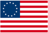 American Colonial National Flag Poster Print Print