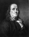 Benjamin Franklin (Portrait) Art Poster Print Masterprint