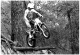 Motocross Racing Jump Archival Photo Poster Print