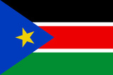 South Sudan Country National Flag Print Poster Masterprint