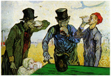 Vincent Van Gogh The Drinkers Art Print Poster Print