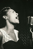 Billie Holiday Signing Archival Photo Music Poster Print Masterprint