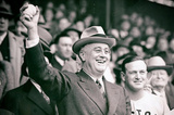 President Franklin Delano Roosevelt First Pitch Archival Photo Poster Print Masterprint