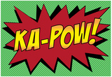 Ka-Pow! Comic Pop-Art Art Print Poster Posters