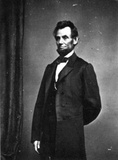 Abraham Lincoln (Photograph, Standing) Art Poster Print Masterprint