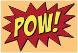 Pow Comic Pop-Art Art Print Poster Poster