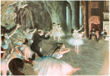 Rehearsal on Stage Edgar Degas Art Print Poster Posters