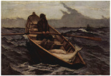 Winslow Homer (Fog Warning) Art Poster Print Photo