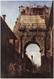 Canaletto (I) (Titus Arch in Rome) Art Poster Print Print