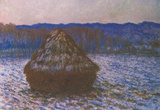 Claude Monet Haystacks 2 Art Print Poster Masterprint