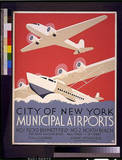 City of New York (Municipal Airports) Art Poster Print Masterprint