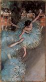 Edgar Germain Hilaire Degas (The green dancers) Art Poster Print Masterprint