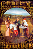 Hieronymus Bosch The Healing of Madness The Stone Operation Art Print Poster Masterprint