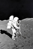 Moon Landing Astronaut Archival Photo Poster Print Masterprint