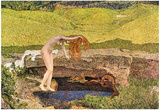 Giovanni Segantini The Vanity Art Print Poster Prints