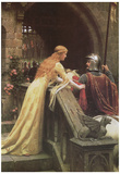 Edmund Blair Leighton (A Lady's Favor) Art Poster Print Poster