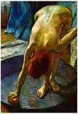 Edgar Degas The Tub Art Poster Poster