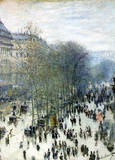 Claude Monet (Boulevard Des Capucines) Art Poster Print Masterprint