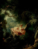 Jean-Honoré Fragonard (The Swing) Art Poster Print Masterprint
