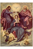 Diego Velázquez (The coronation of Mary) Art Poster Print Posters