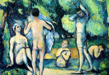Paul Cezanne Bathers 3 Art Print Poster Masterprint