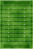 Football Field Gridiron Sports Poster Print Posters