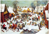 Pieter Bruegel Infanticide in Bethlehem Art Print Poster Print