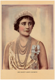 Her Majesty Queen Elizabeth (Queen Mum) Art Print Poster Prints