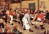 Pieter Bruegel Country Wedding Art Print Poster Masterprint