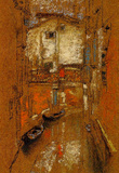 James Whistler Canal at San Cassiano Art Print Poster Masterprint
