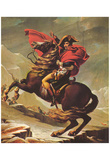 Jacques-Louis David (Napoleon Crossing the Alps) Art Poster Print Posters