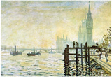 Claude Monet Westminster Bridge in London Art Print Poster Print