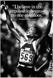 Florence Griffith-Joyner Impossible Quote iNspire Poster Posters
