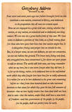 Gettysburg Address Full Text Poster Print Masterprint