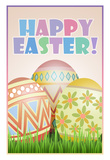 Happy Easter Art Poster Print Photo