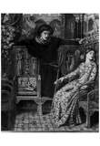 Dante Gabriel Rossetti Hamlet and Ophelia Art Print Poster Photo
