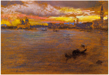 James Whistler The Storm at Sunset Art Print Poster Print