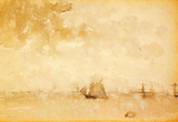 James Whistler Seascape a Grey Note Art Print Poster Masterprint